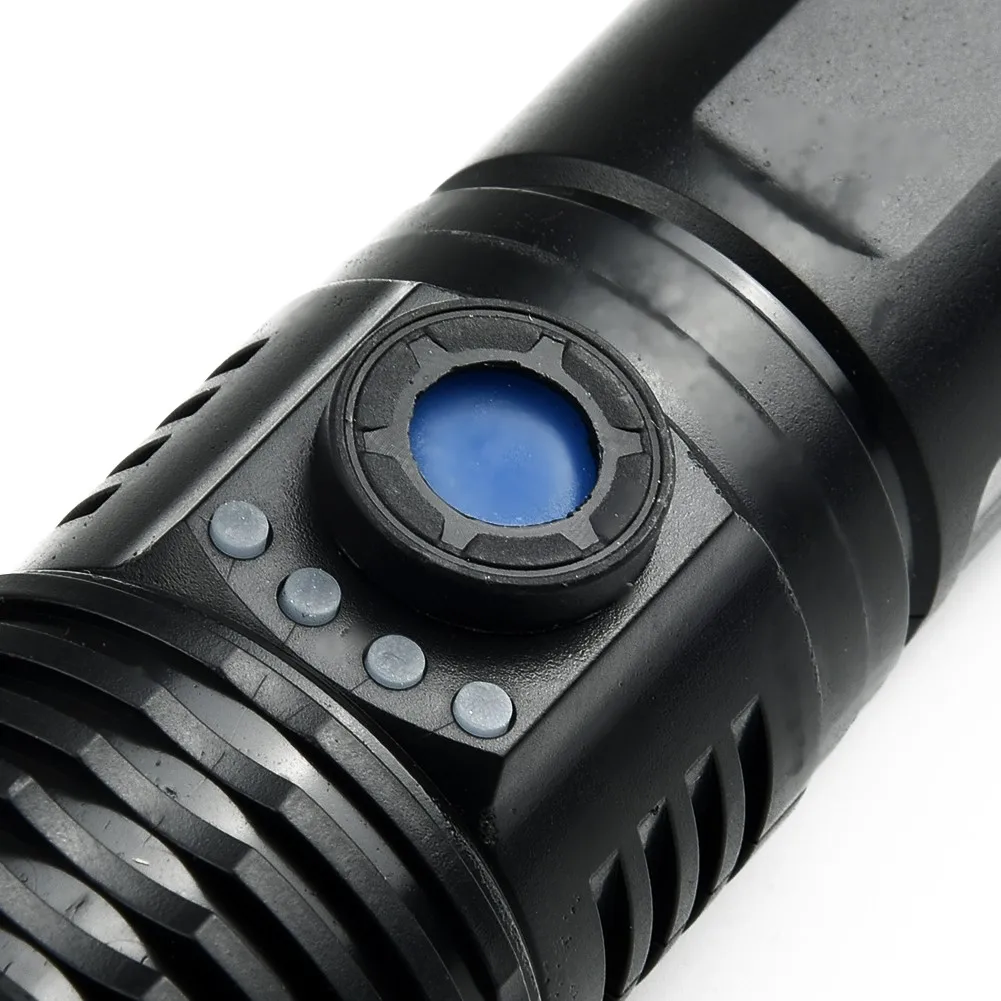 Drop Shipping Xhp50.2 Most Powerful Flashlight 5 Modes Usb Zoom Led Torch Xhp50 Or 26650 Battery Best Camping, Outdoor