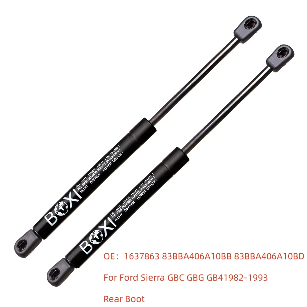 1637863 BOXI 2Pcs Rear Boot Gas Spring Struts Shocks Support For Ford Sierra GBC GBG GB41982 - 1993 Hatchback Lifts Struts