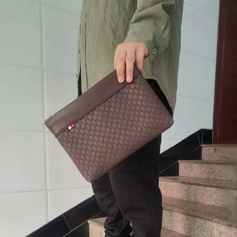 

Fashion Business Bag Men Day Clutch Bag High Quality PU Leather Male Money Handbag Casual Travel Men's Cardholder Case Pouch Bag