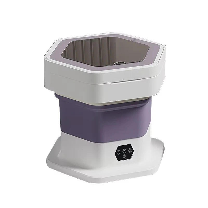 8L Collapsible Portable Washing Machine Automatic Compact Washer for Travel Camping Dorm & Small Apartments