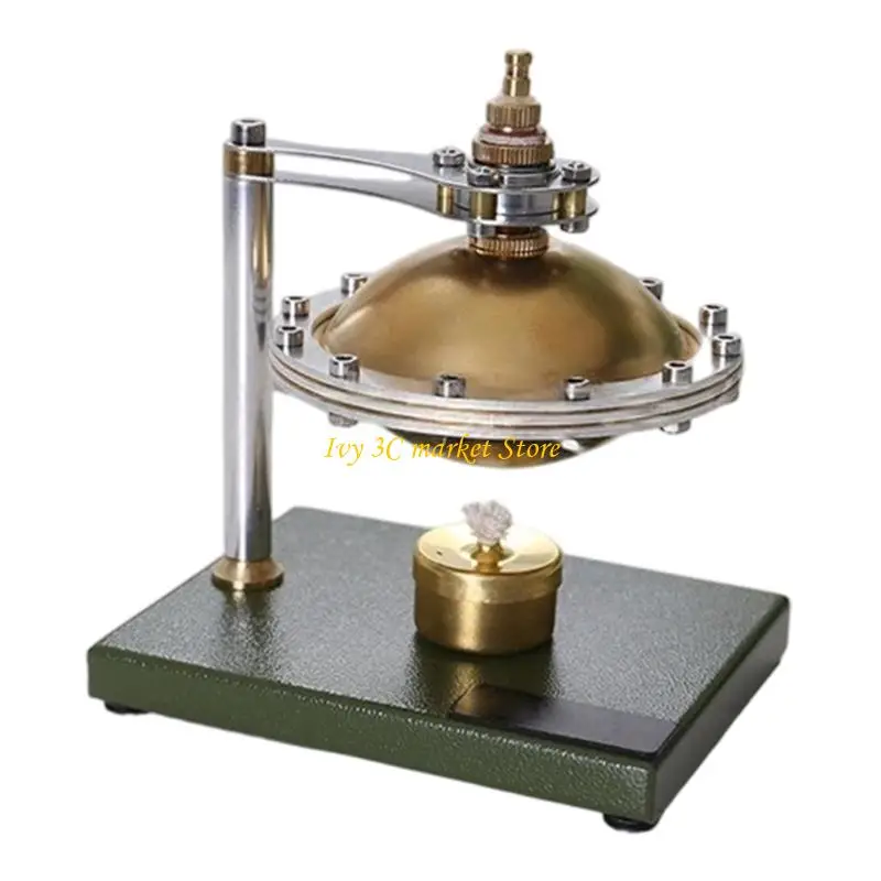 

D7YC Assembly Metal Steam Engine Flying Saucer Model Physics Teaching Aid For Classroom Demonstration and Science Education