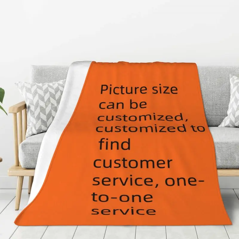 

Custom picture printing flannel blanket. A four-season blanket. Suitable for sofa, bed, living room, travel picnic blanket, etc