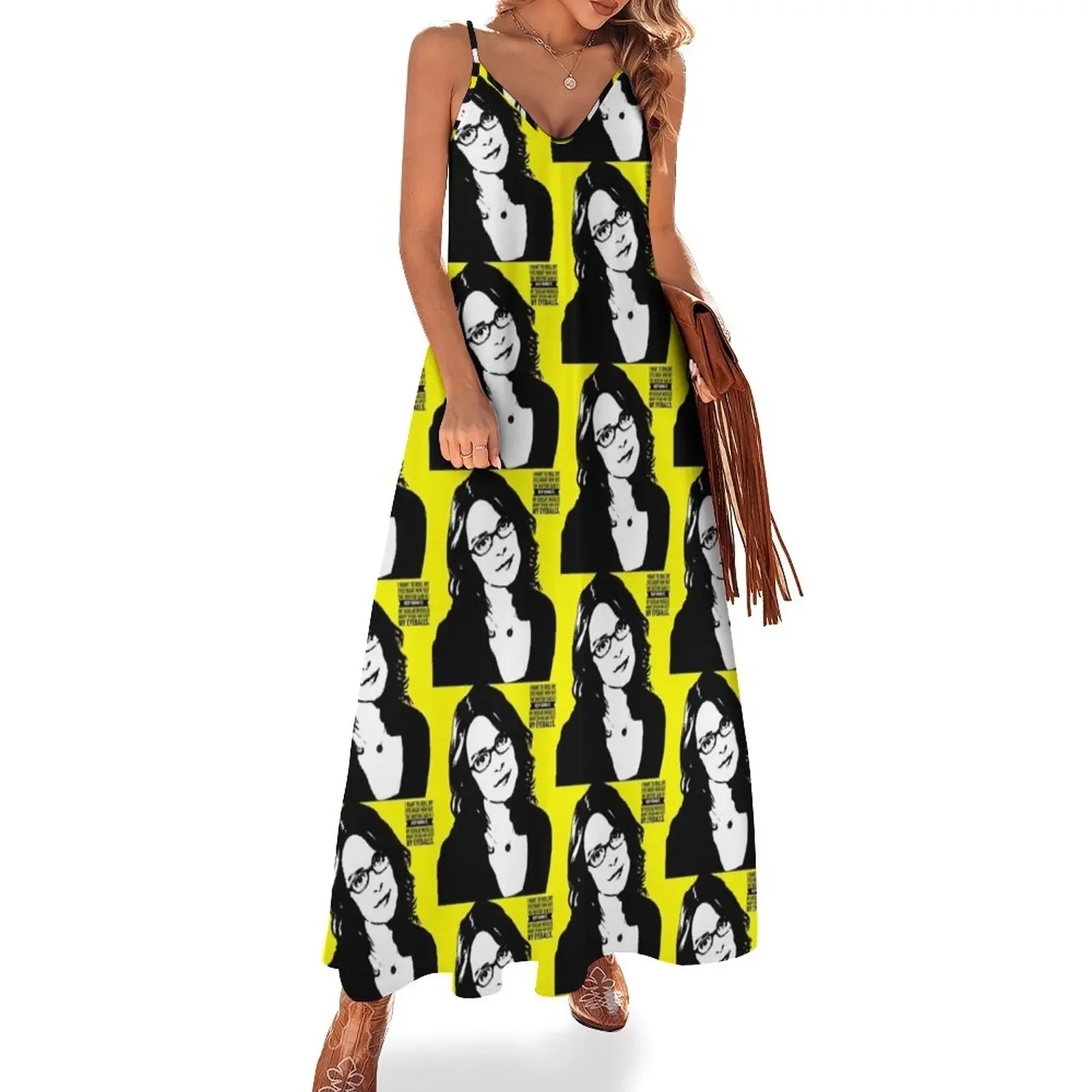 

Liz Lemon Sleeveless Dress loose women's dress loose summer dress