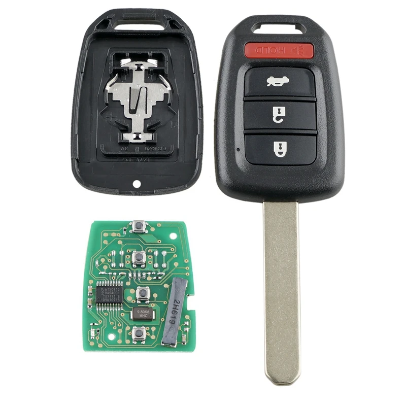 Untuk 2013-2016 Honda Accord Civic Remote kunci mobil Fob 313.8Mhz ID47 Chip MLBHLIK6-1T