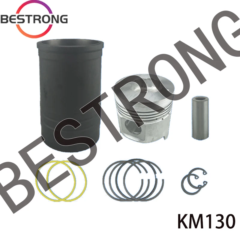 

Overhaul Piston and Cylinder Liner Kit For Laidong KM130 KM130-1 KM138 KM138-1 KM160 KM160-1 KM173 Diesel Engine Spare Parts