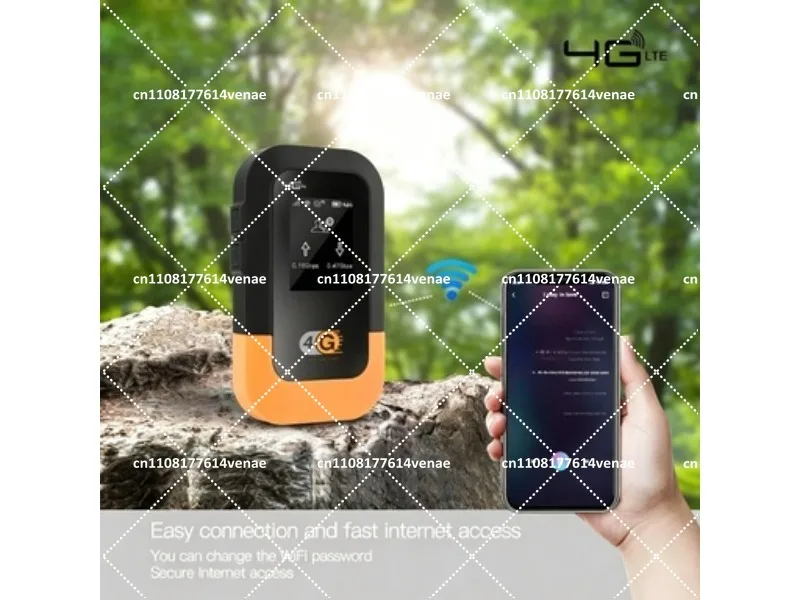 Portable 4G WiFi 6 Travel Router eSIM SIM Card Slot Global Fast Internet for Trip