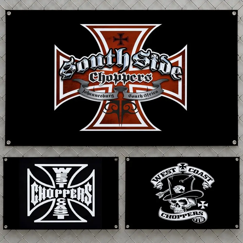 Flags Brand Wall W-West Hanging Flag C-Choppers Banners C-Coast For Birthday Parties Outdoor Bedroom Dorm V-Twin Room Decor