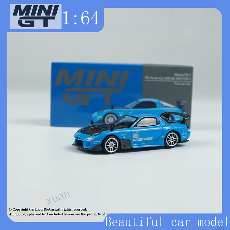 

MINIGT 1:64 Mazda RX-7 RE-Amemiya 20B NA 3ROTOR-7 «Ama-san Go» MGT01046-CH