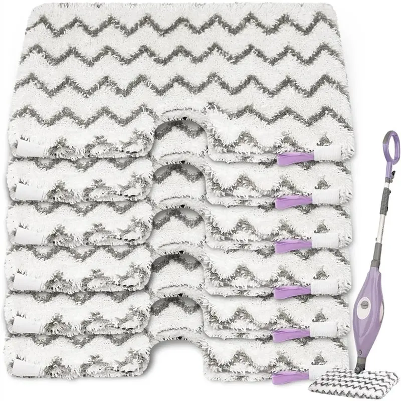 

【Festival】For Shark S3500 Series S3501 S3601 S3901 Steam Mop Replacement Microfiber Pads- Steam Pocket Mop Washable, 6-Pack