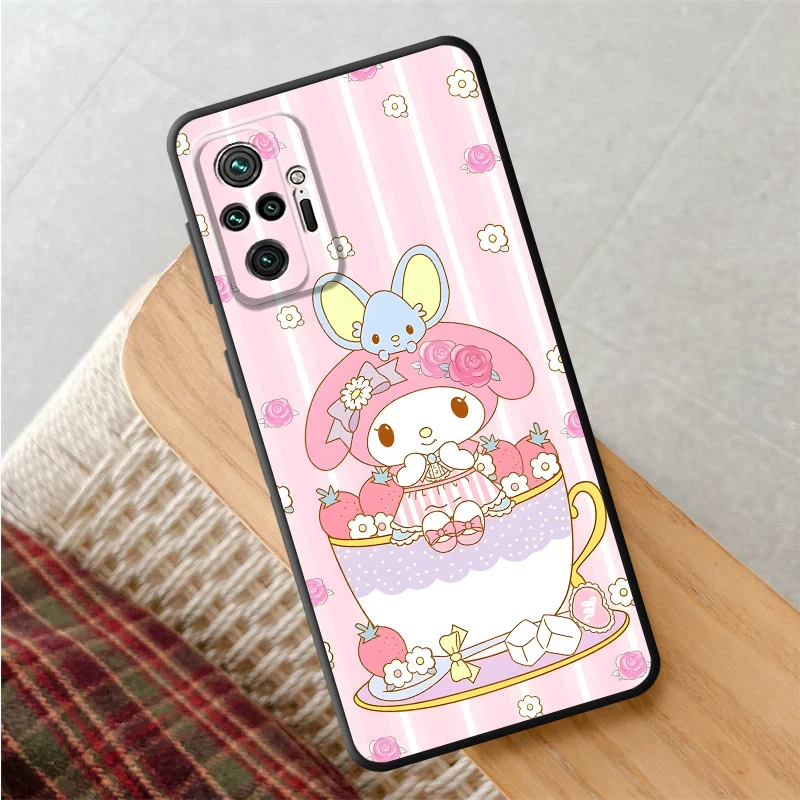 حافظة كارتون ثلاثية ميلودي Jade Guigou لهاتف Xiaomi Redmi Note 10 8t 9s 12s 11Pro 9T 11s 12Pro 13Pro 11 14 Pro + 13 10s 10Pro 12