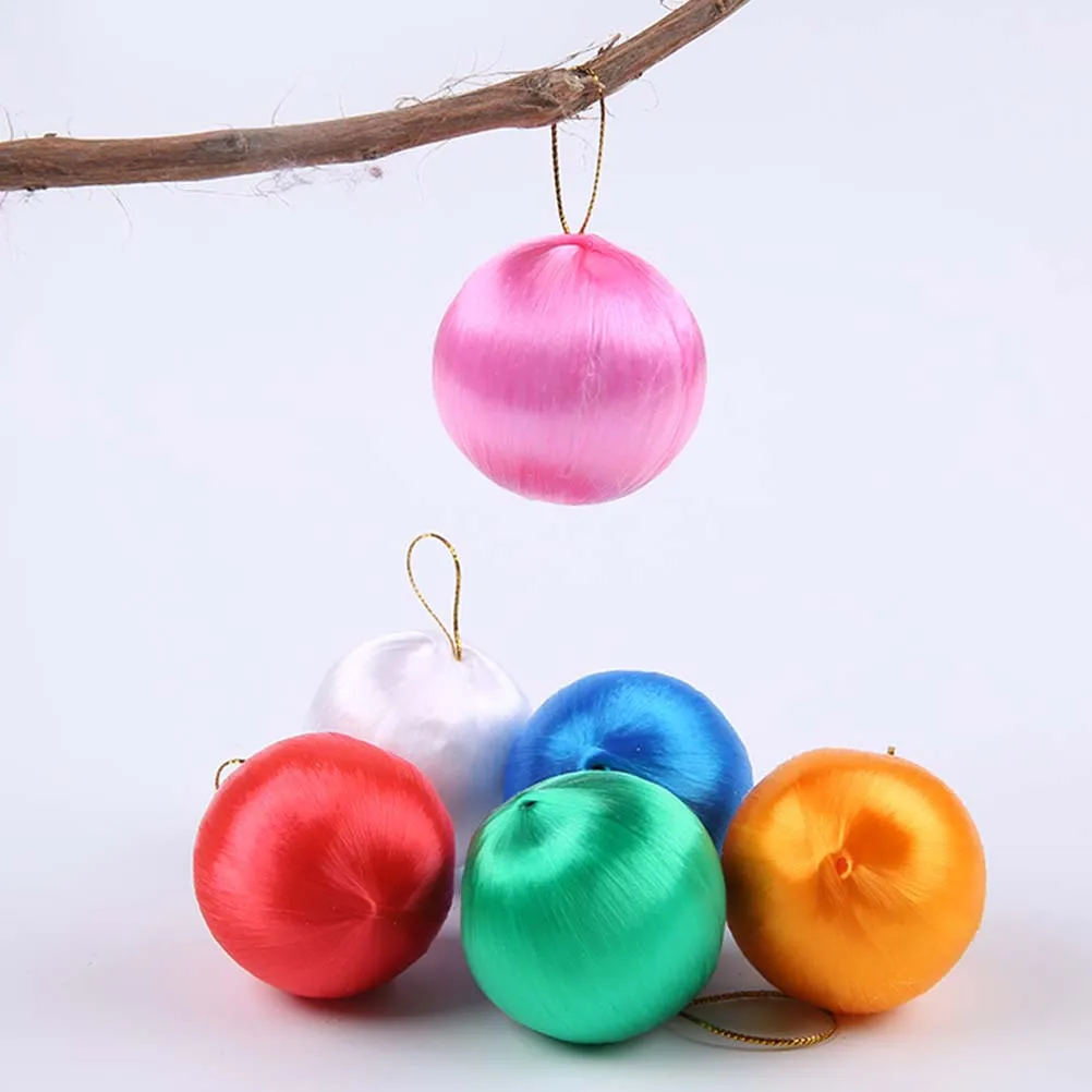 

6Pcs Christmas Tree Ball Pendant Colorful Decoration for Home Store Office Xmas Tree Ornament Christmas Gift Ball Decor Xmas