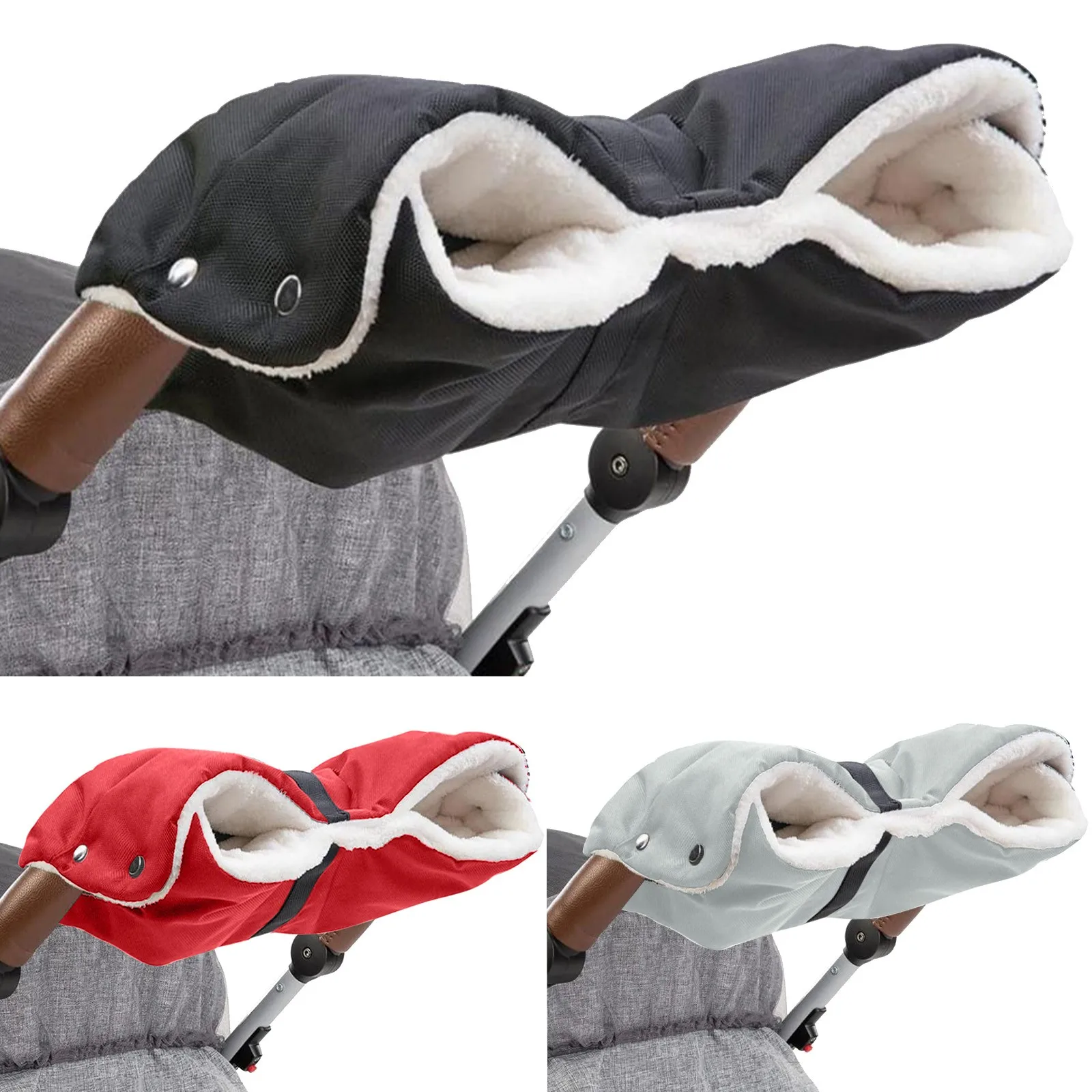 

Windproof Baby Carts Gloves Pram Hand Muff Mitten Baby Winter Warm Stroller Gloves Waterproof Gloves Pram Accessory