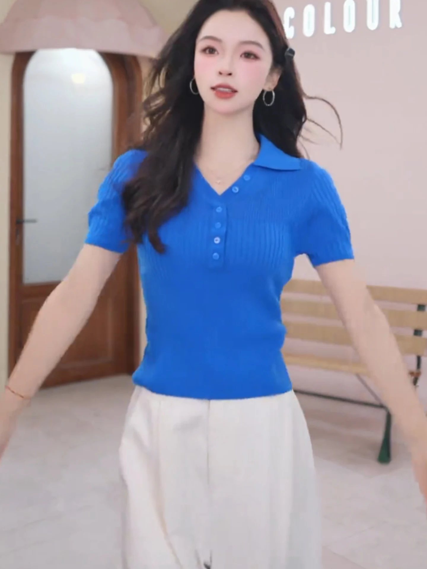 Maglione lavorato a maglia estivo Casual ort Sve Overhead Beautiful Faionable Lazy New Sle Top Confortevole versione coreana Regul...