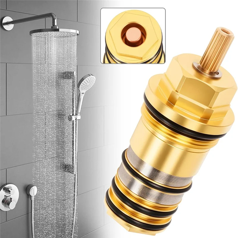 AT43-خرطوشة ترموستاتي نحاسية 94282000 3/4 بوصة لاستحمام Hansgrohe Ecostat لصمامات الدش البيئية وحشو الحوض #3