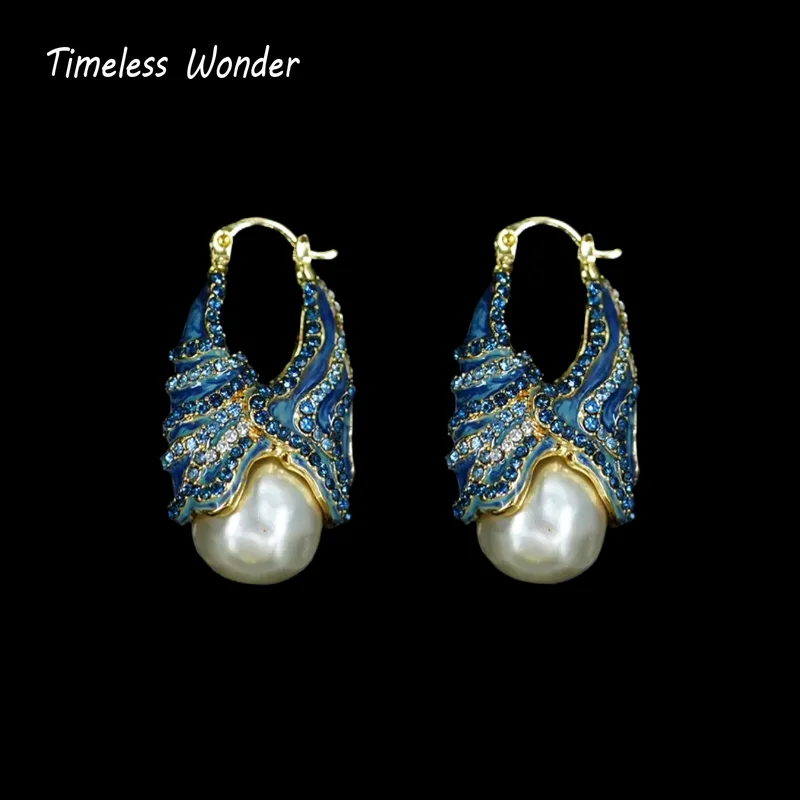 

Вневременные серьги-кольца Wonder Fancy Zircon Geo Glass с жемчугом для женщин, дизайнерские украшения, коктейльный топ в стиле панк, модный стильный редкий 6462