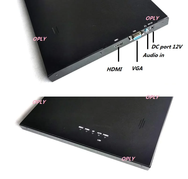 Universal Metal case back cover box shell 15 15.4 15.6 16 17.3 inch for EDP Controller board HDMI-compatible and Panel