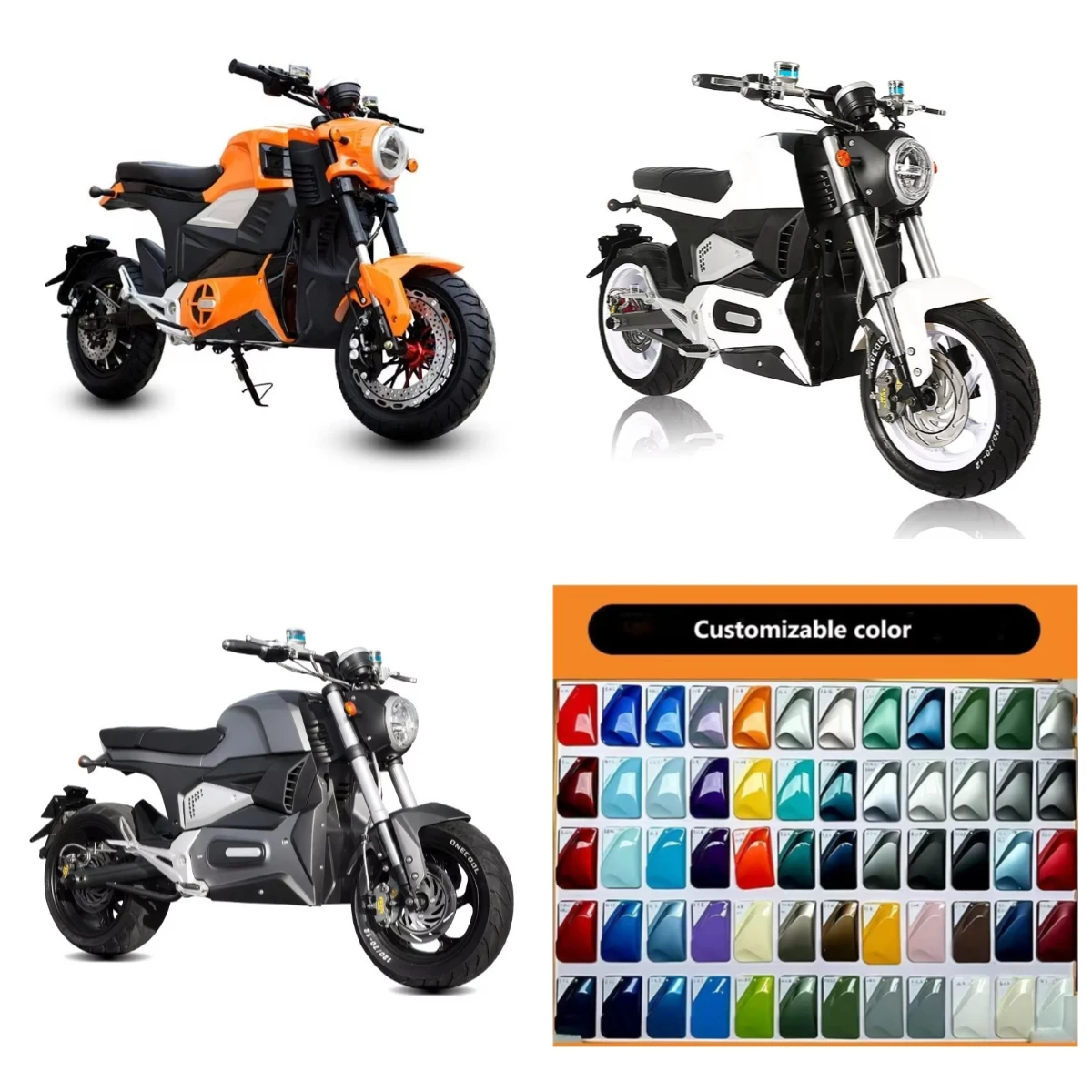 Custom Electric Motorcycle 2000W-5000W - alternate angle