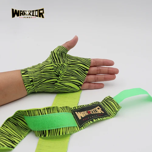Vendas de boxeo de 3M/5M, vendaje con estampado de cebra, envolturas de mano para perforación, Muay Thai MMA, guantes de mano para entrenamiento de boxeo, correa protectora para muñeca