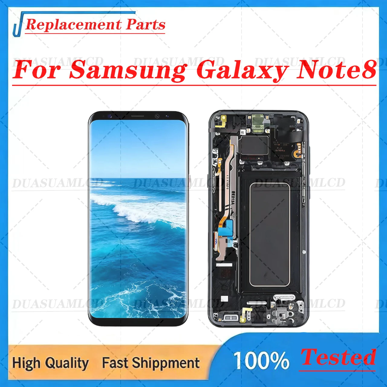 samsung-note8-n950f-n950u-n950n用-super-amoled曲面液晶画面タッチデジタイザーアセンブリ