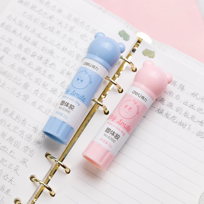 Deli No Formaldehyde Strong Glue Stick Solid Glue Student Special 9g Handmade Glue Stick Glue Office Quick-drying Glue