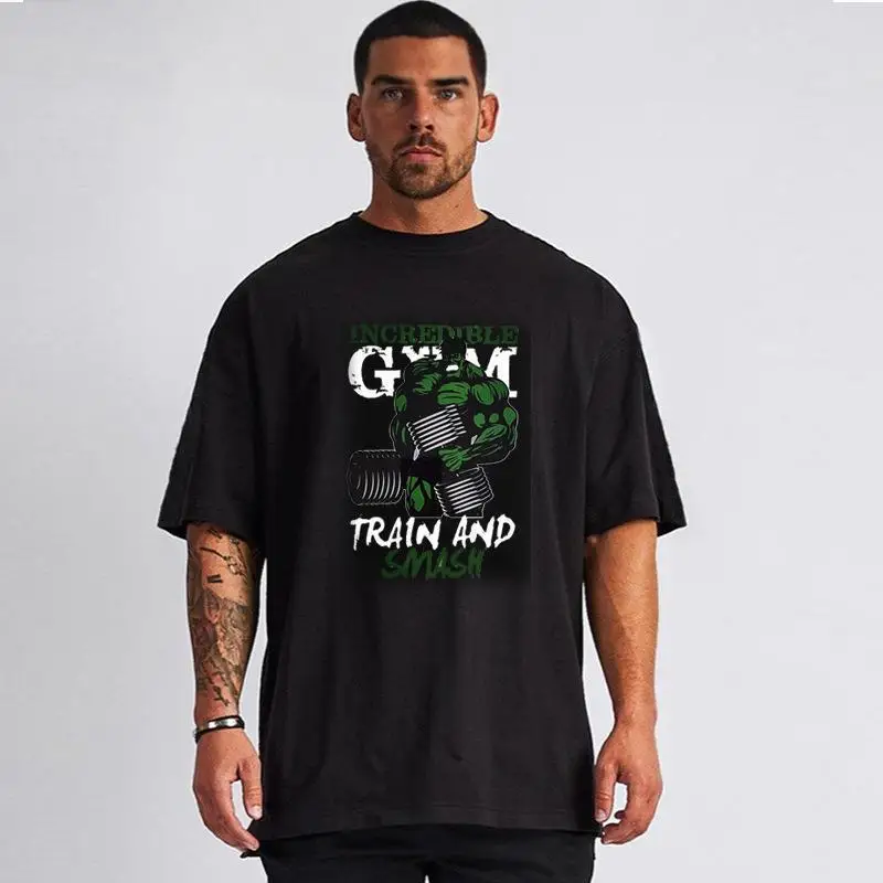 Vibe Retro 2026-2027 Y2K Punk Weightlifting Strong Character Graphic Tee Unisex Short Sleeve Streetwear T-shirt