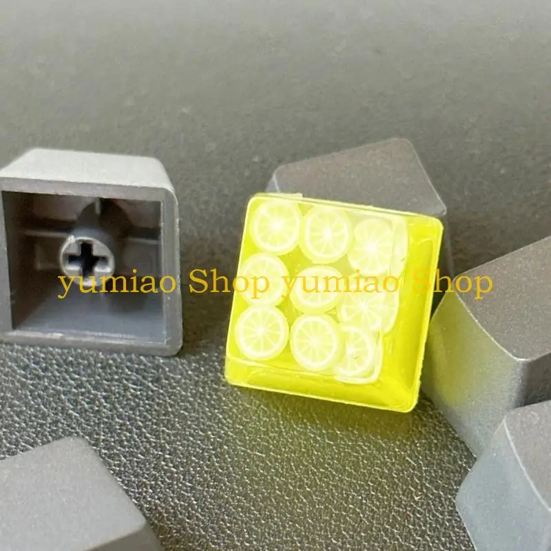 587B Customized Resin Keycap OEM Profile Personality Translucently Keycap Replacement for Mechanical Keyboards