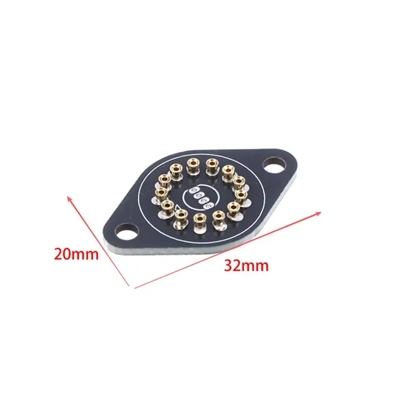 B04C-For In-14 Nixie Tube Socket 4PCS-PCB Mount Holder Plug For IN14 Glow Clock& Retro Electronics