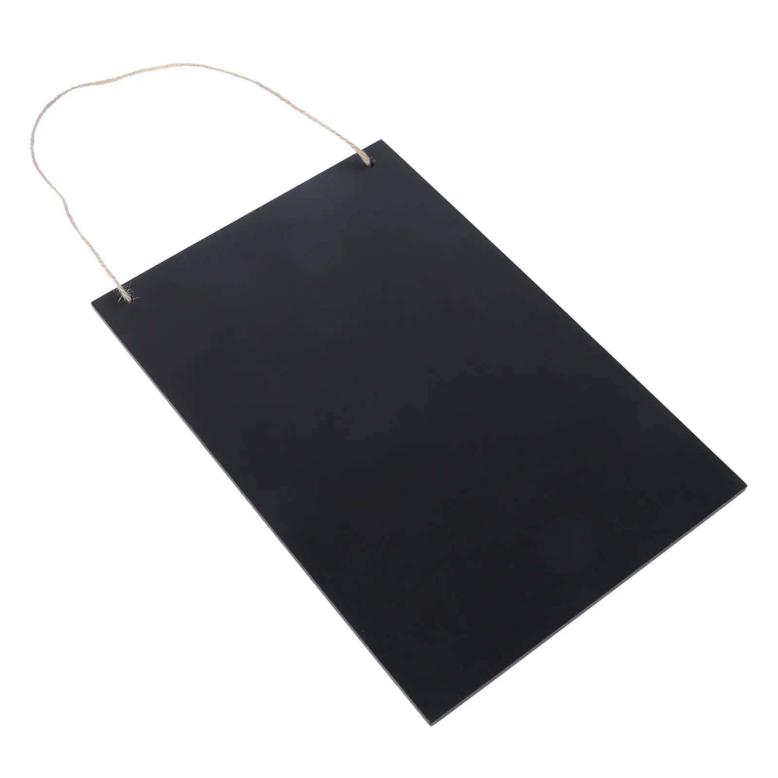 

Double Sided Wedding Blackboard Rustic Dry Erase Hanging Chalk Board Wood Hanger Message Teaching Kitchen Office Decor