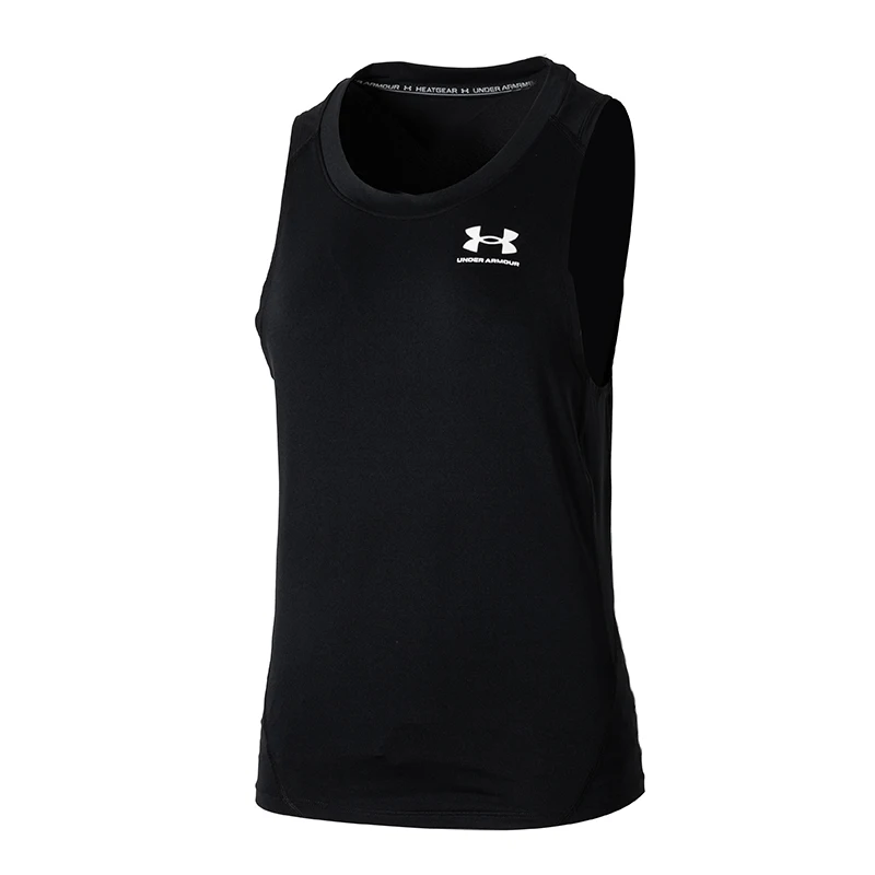 

Under Armour Heatgear Компрессионная майка Тренировочный жилет Облегающая легкая ткань Heatgear Мужская фитнес-тренировка 1368352-001