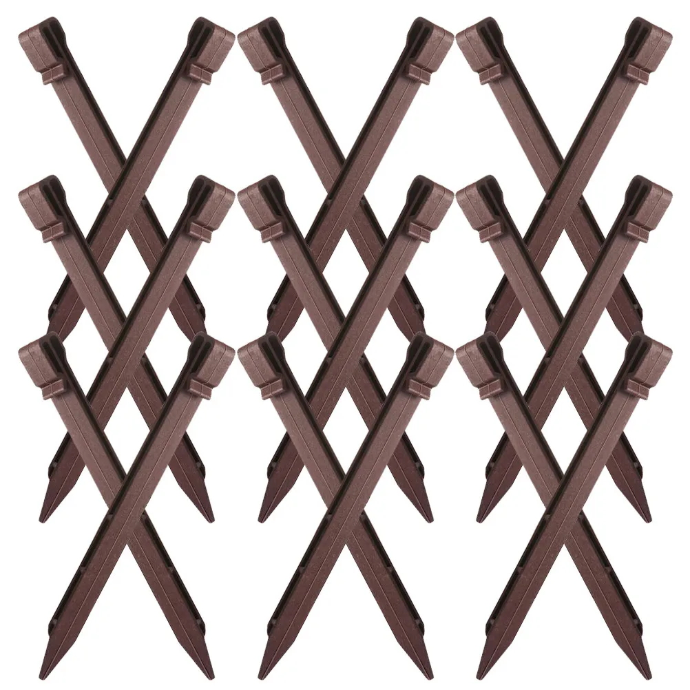 

30pcs Plastic Ground Stakes Garden Fixing Pegs For Landscaping Edging Terrace Board Tent Lawn Anchoring Gardening Tools