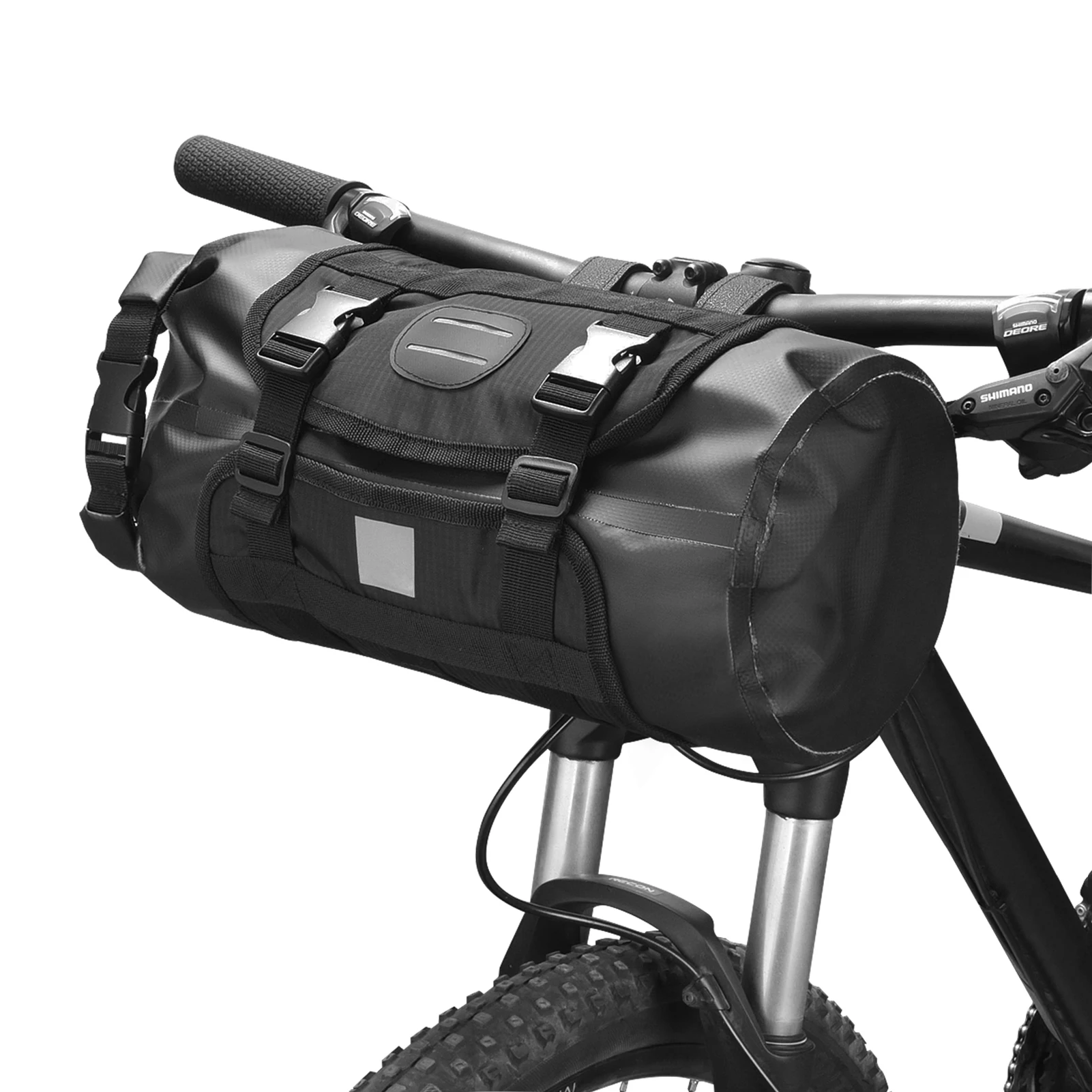 Borsa da bicicletta borsa da manubrio per bici impermeabile 11L borsa da ciclismo anteriore di grande capacità per attrezzatura da Mountain Bike MTB