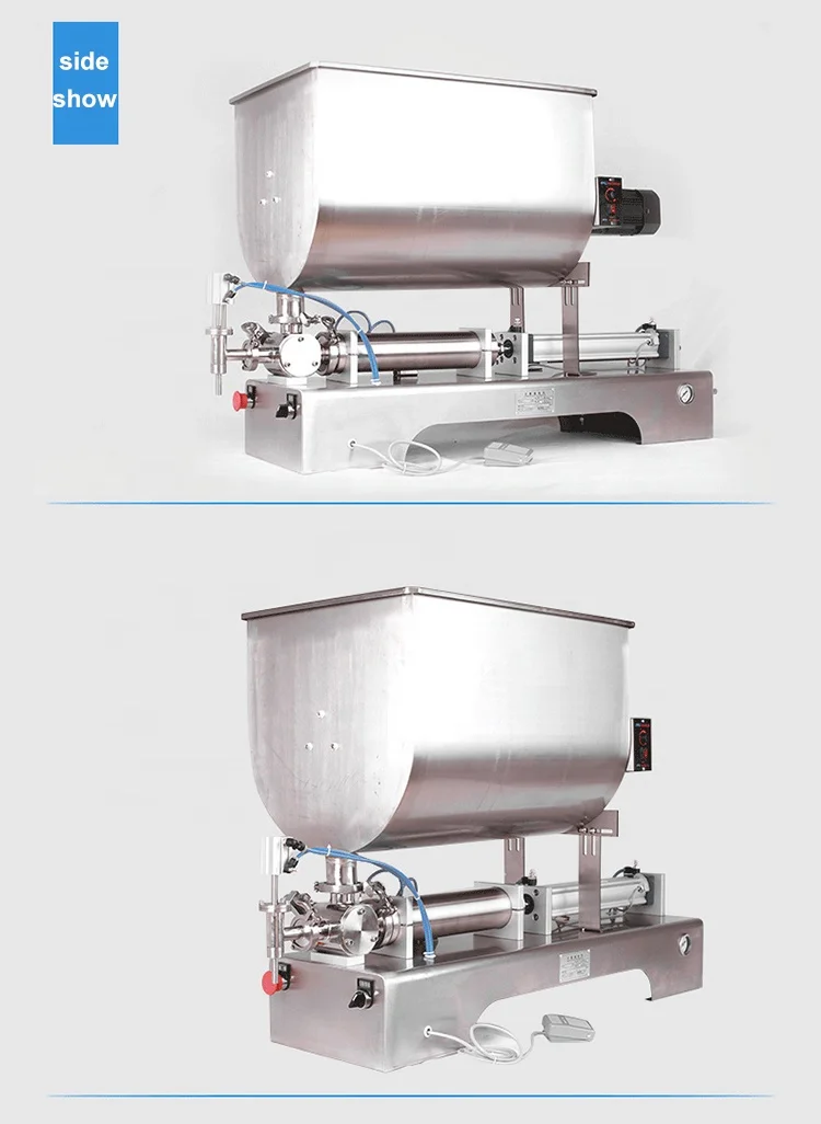 Automatic Liquid Jam Cream Sauce Filling Machine Vertical Peanut Butter Filling Machine