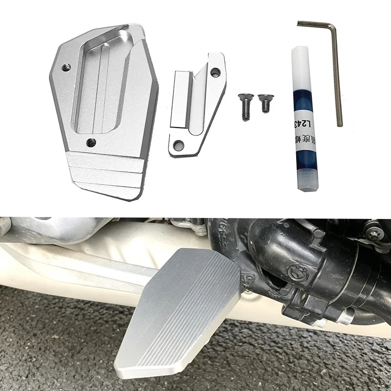 

For BMW K1600B K1600GT K1600GTL 2012-2020 Aluminum Rear Foot Brakes Pedals Levers K1600 GT Step Plate Extension