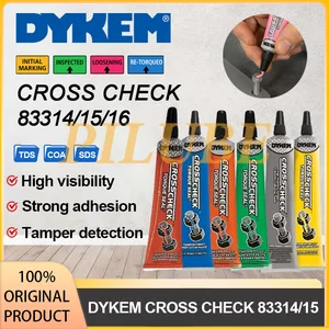 DYKEM Cross Check 83314 15 16 17 18 1OZ Torque Seal Tamper Proof Indicator Paste for Bolts Fasteners Assemblies Inspection Mark