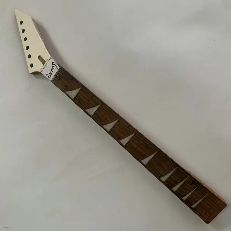 EN009 Custom Order 24 Frets Electric Gutar Neck Unfinished Version Tremolo Model without Frets Maple+Rosewood DIY Replace Parts