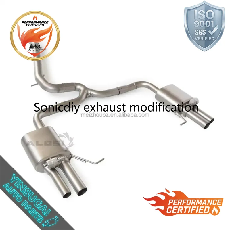 Cuski Performance 304 Stainless Steel Valved Catback OEM Muffler for Volkswagen Arteon 4Motion 2.0T 2017-2021