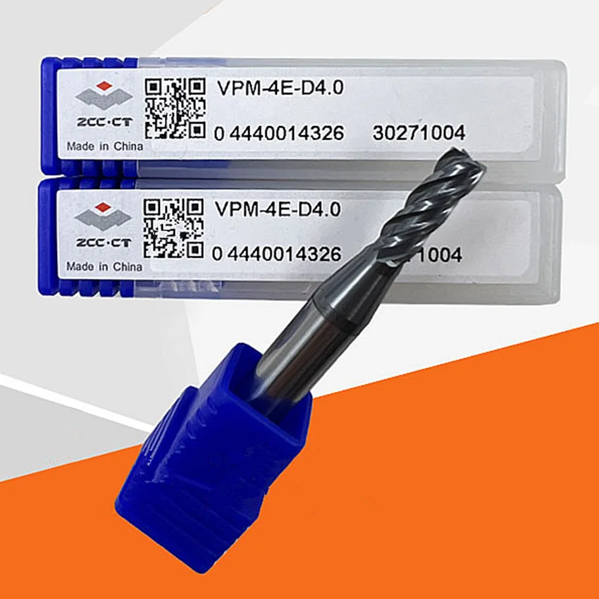 

VPM-4E-D3.0/VPM-4E-D3.5/VPM-4E-D4.0/VPM-4E-D4.5/VPM-4E-D5.0/VPM-4E-D5.5/VPM-4E-D6.0 ZCC.CT CNC 4 flute end mills 4T End Mills