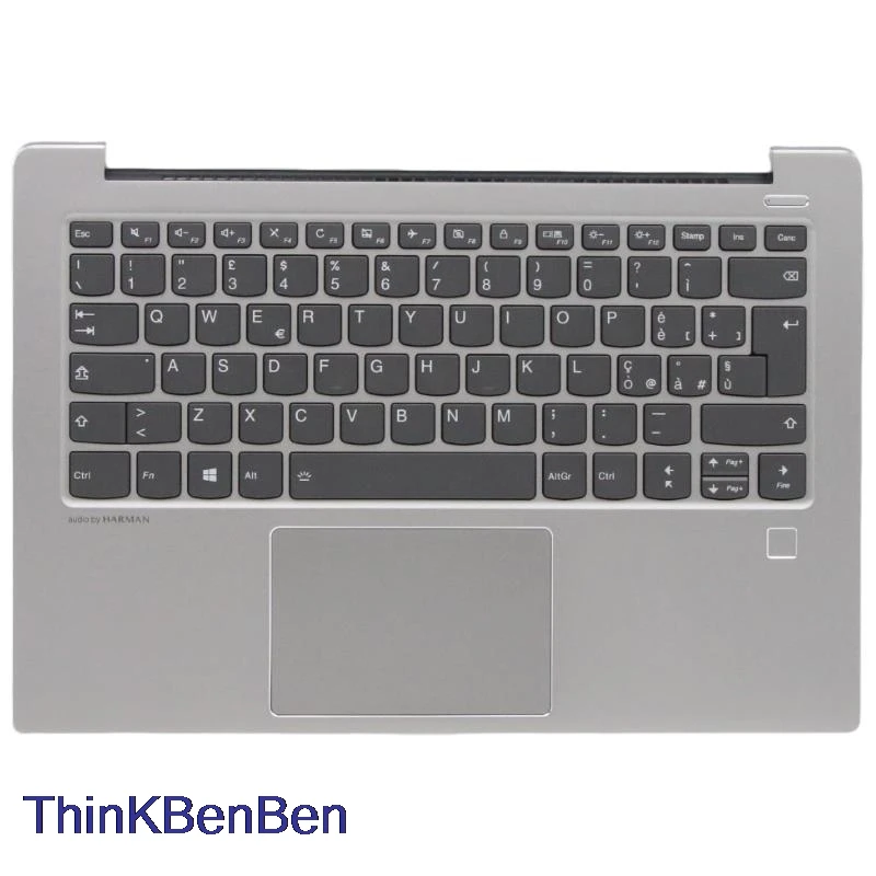 IT Italian Mineral grey Keyboard Upper Case Palmrest Shell Cover per Lenovo Ideapad 530S 14 14IKB 14ARR 5CB0R11893