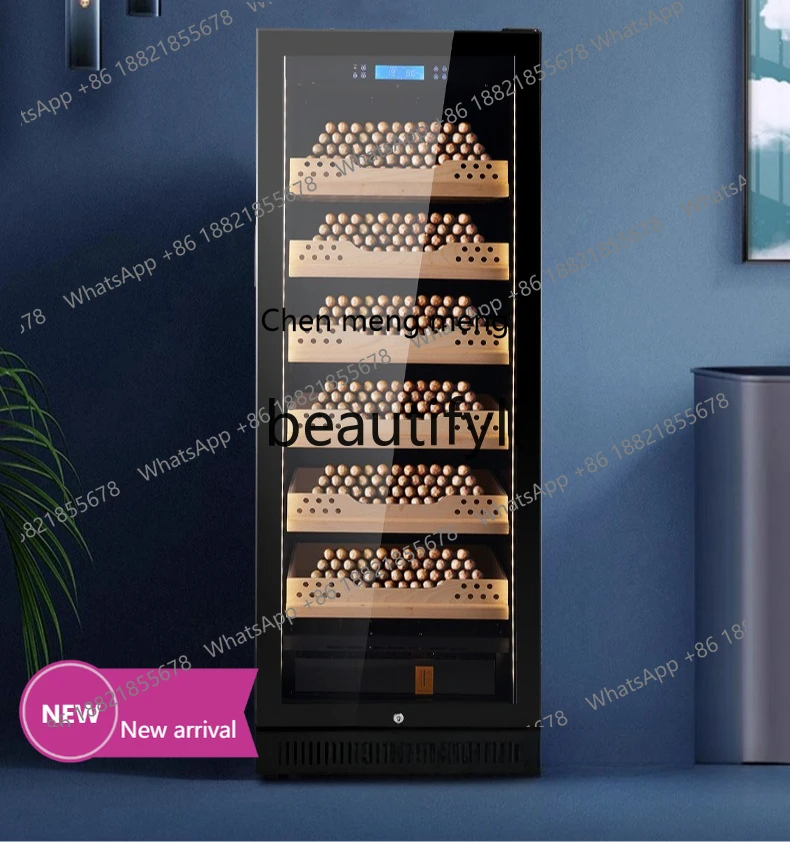 

x Constant Humidity Cigar Cabinet Professional Storage Cabinet Cedar Wood Naked Household Solid Wood Tea CabinetX