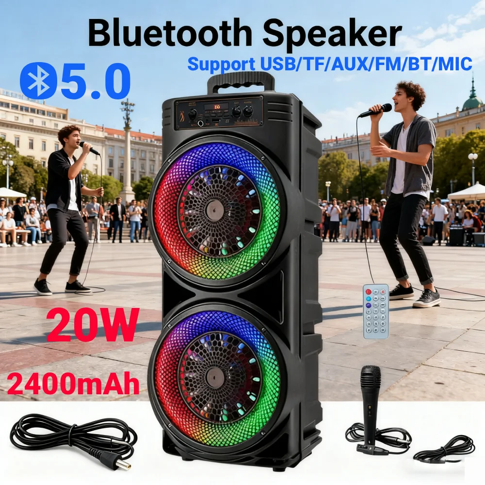 2400Mah 20W Bluetoo…