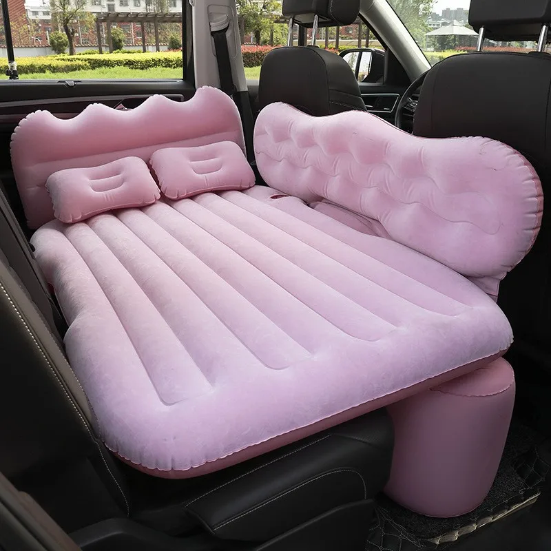 Mattress Car Inflatable Travel Bed Home Outdoor Camping Mat Rear Flocking Plus Air Mattress for SUV Outdoor Camping Equipment