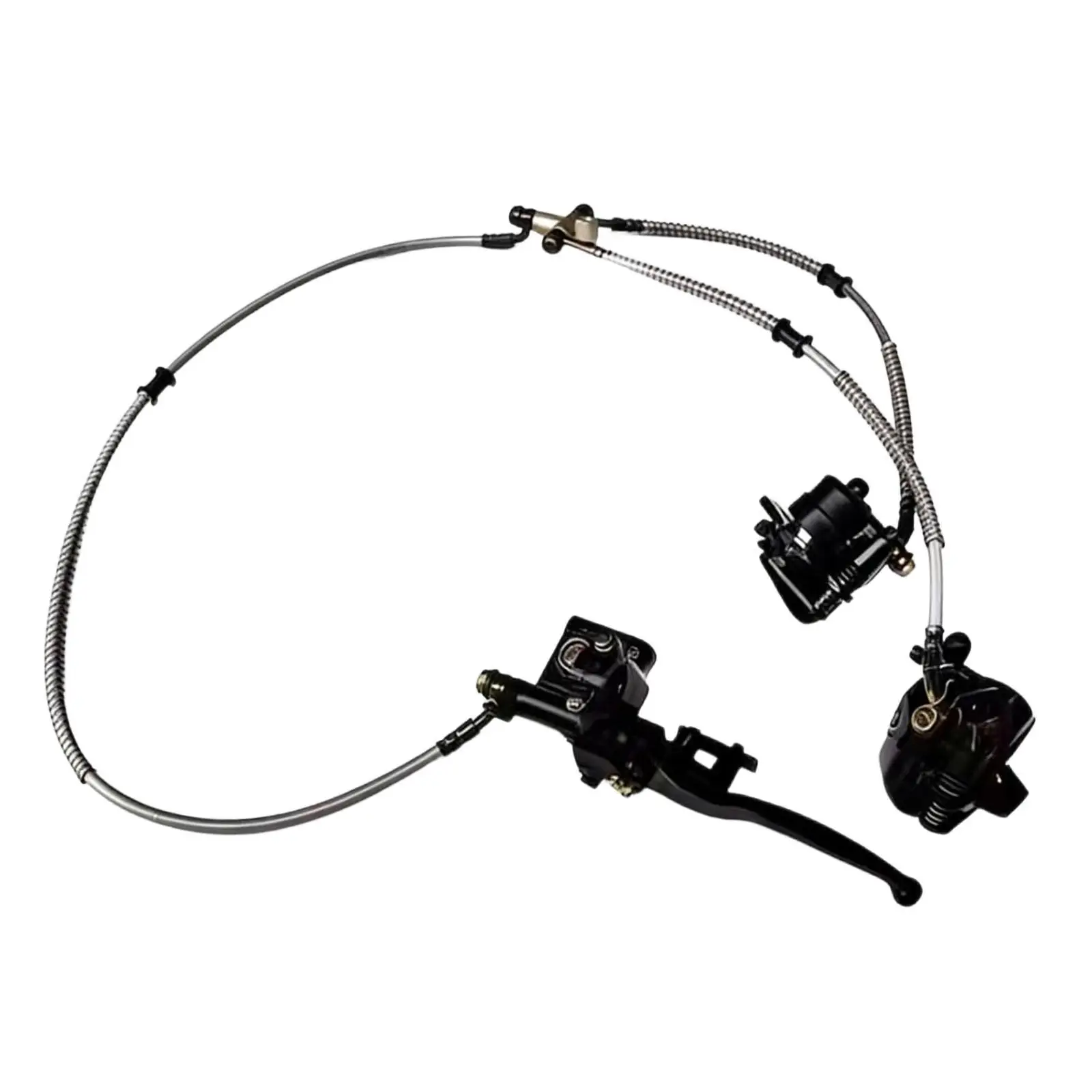 

High Performance Go Kart Brakes Metal Front Master Cylinder Caliper Kit for 4 Wheeler ATV Quad Golf Cart