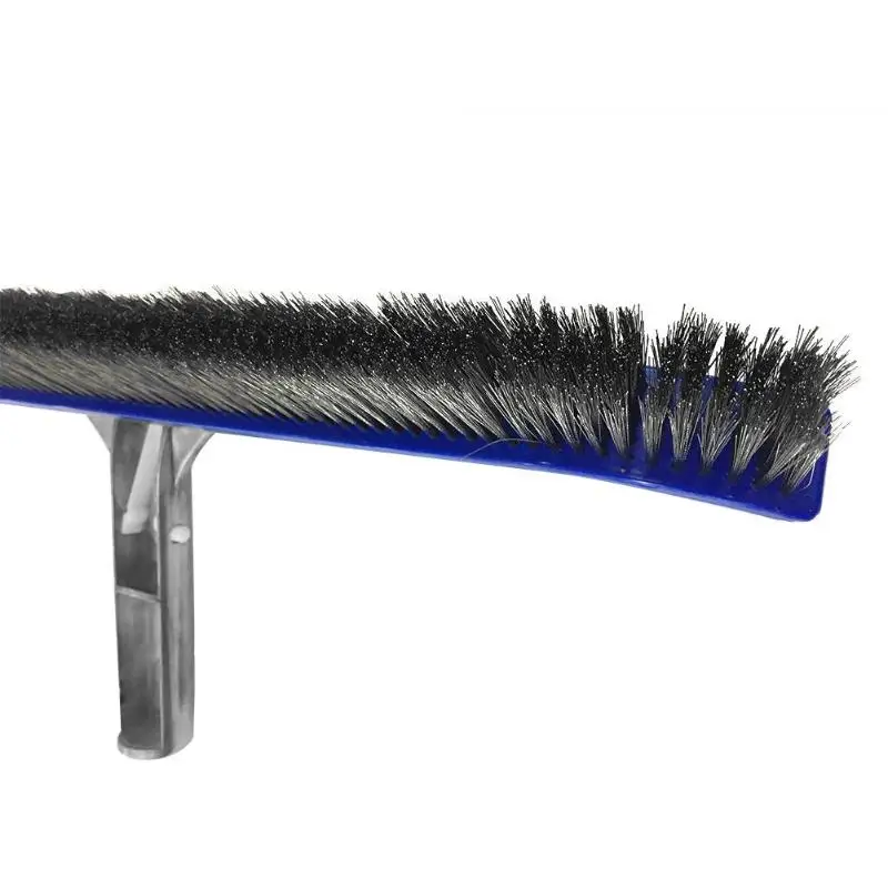 18inch Swimming Pool Steel Brush Bottom Walls Cleaning Supplies for Pond Spa Hot Spring Swimming Pool Brush Cleaning Tool