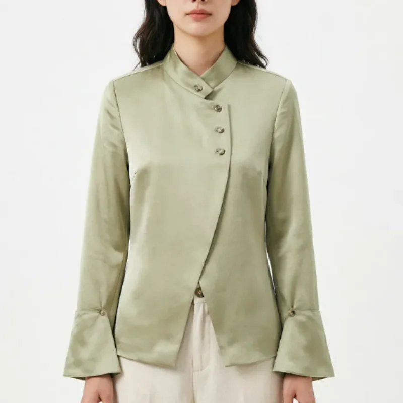 

2026 Spring New Arrival: Chic Chinese Style Layered Decoration Blazer