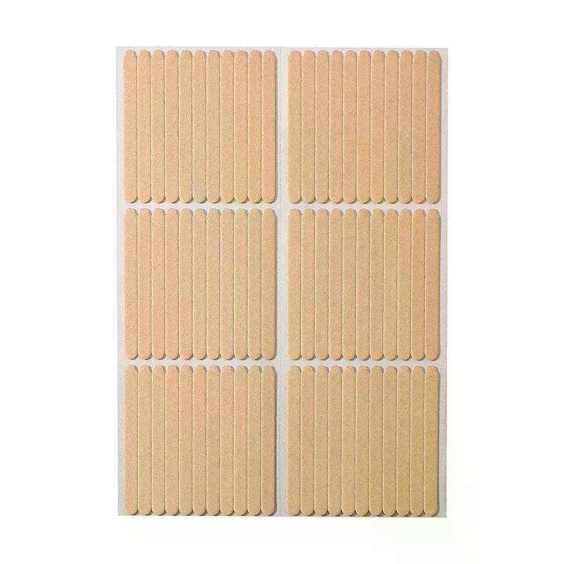 60/66개 투명 양면 접착 테이프 인조 손톱 디스플레이 스탠드 글루 스티커 아크릴 연습용 바 네일 아트 도구