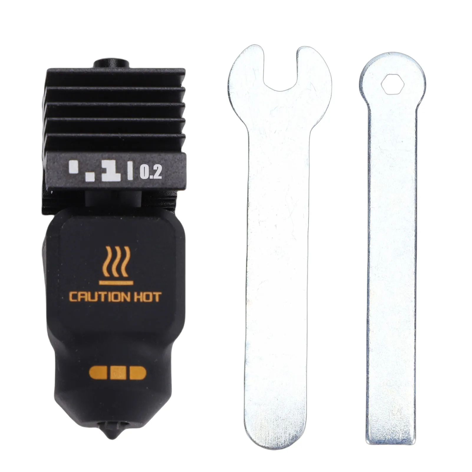 

3D Printer Hotend Kit Replacement for Bambu Lab P2S 3D Printer 0.2mm Detachable Hardened Steel Nozzle Hotend