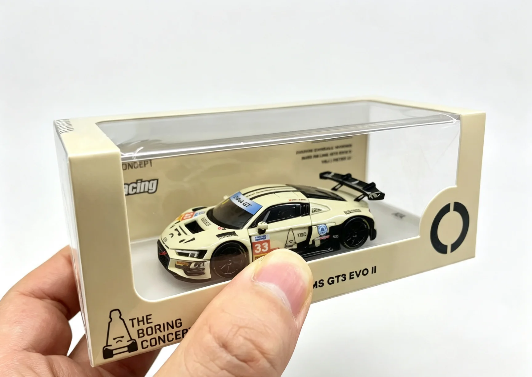 キロ-1-64-r8-lms-gt3-evo---tbc-ウィナー-レースカー-ダイキャストモデルカー-コレクション-限定版-合金製