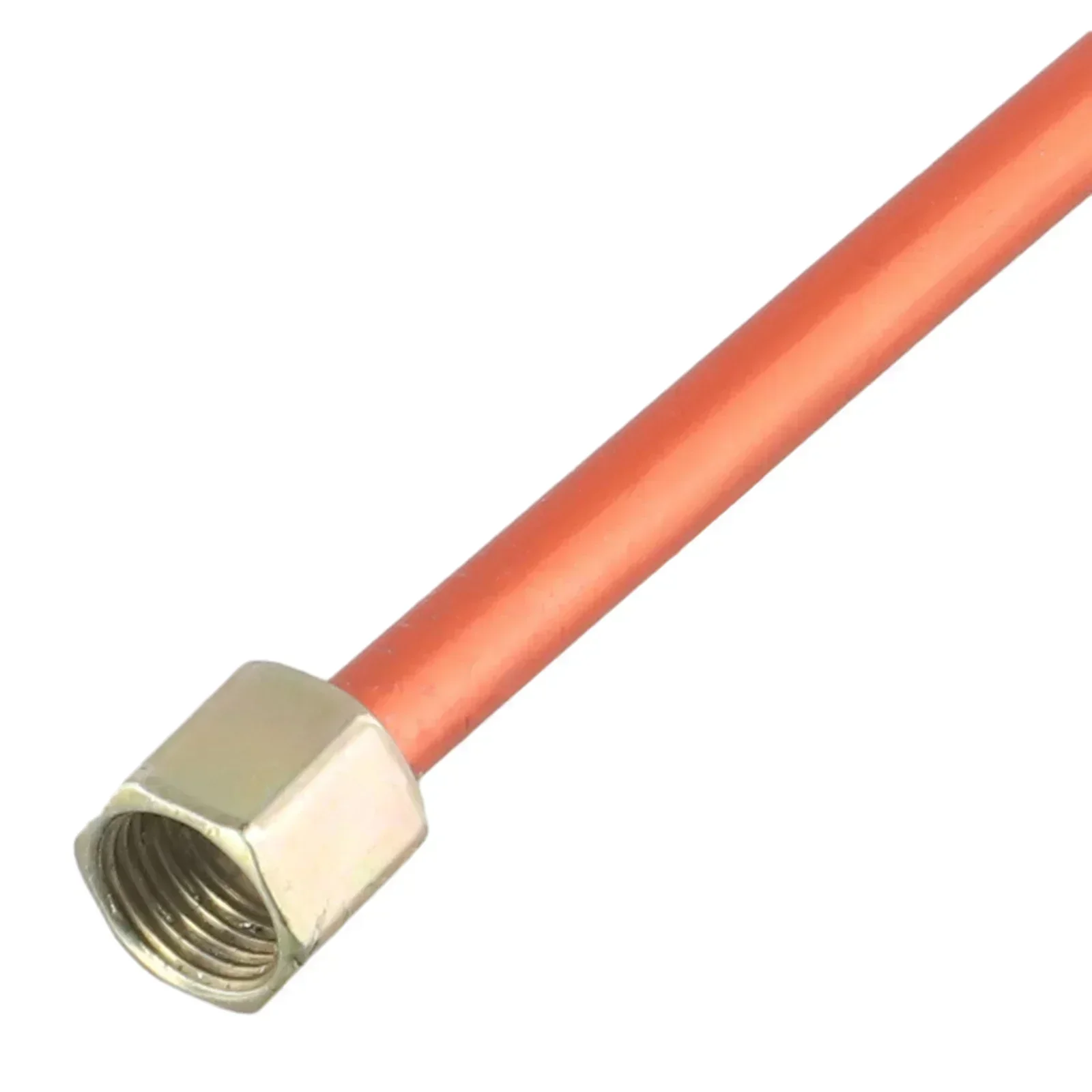200mm Air Compressor Exhaust Tube Copper Tube Bell Mouth Outer 6 Aluminum Galvanized Press Accessories 9mm Hex Nut G1/8 Thread