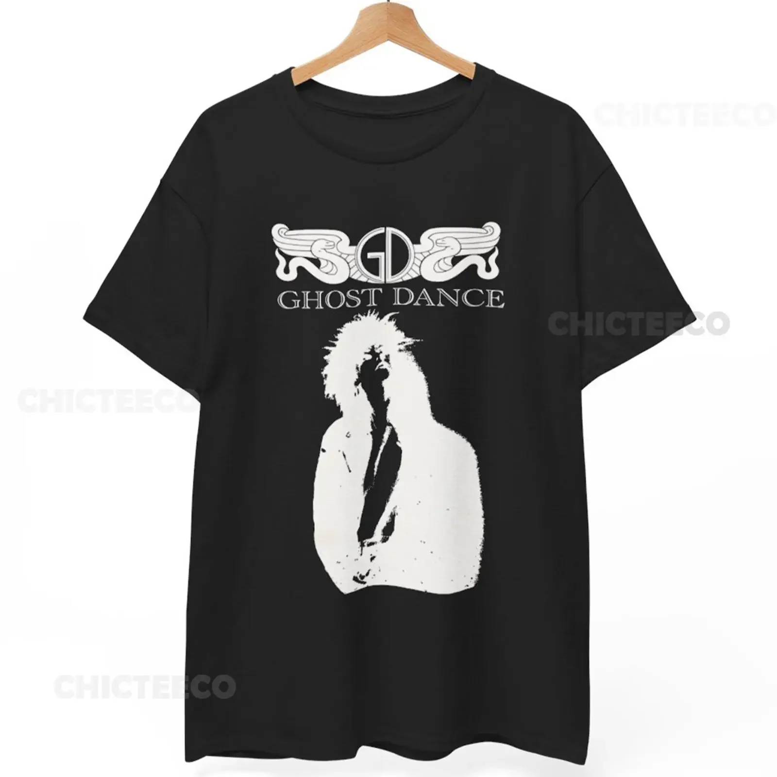 Camiseta Ghost Dance Gothic Rock Post Punk Sorelle della Misericordia, camiseta vintage lavada, cómoda, transpirable, con gráfico