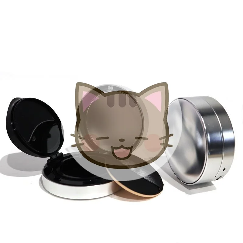 13 グラム空のエアクッションパフボックスポータブル化粧品メイクアップケースコンテナパウダースポンジミラー付き bb クリームファンデーション用 1